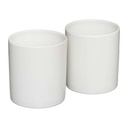 Ceramic Jars with Bamboo Lid 3pc