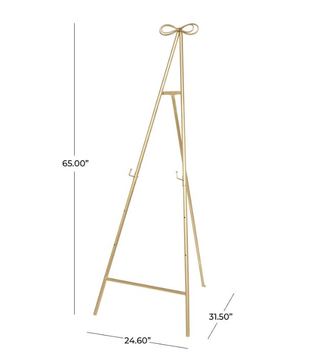 Adjustable Easel Bow Top 65in