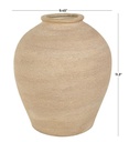 Terracotta Vase 11in