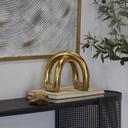 Gold Infinity Sculpture 8in