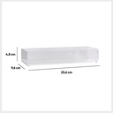 Rectangular Storage Tray Clear Medium