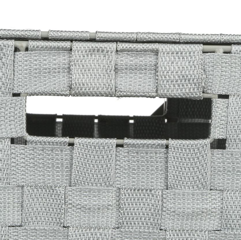 Rectangular Laundry Basket Grey