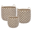 Palm Macrame Basket Large