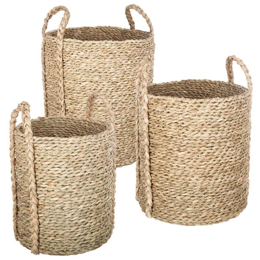 Killian Natural Round Basket Small