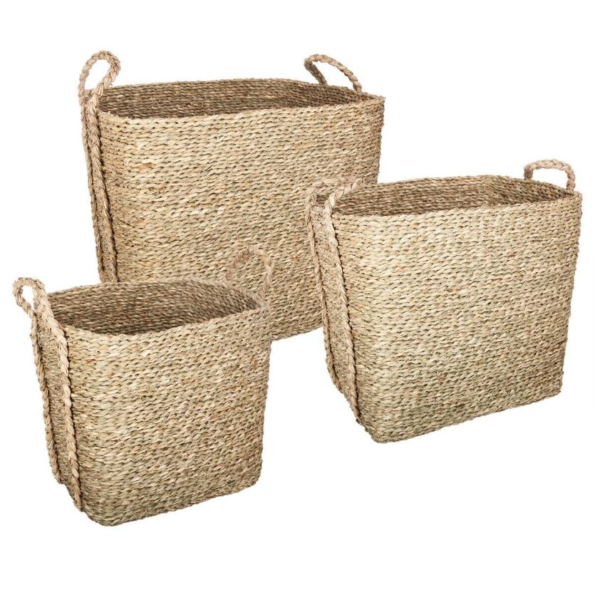 Killian Natural Rectangular Basket Medium