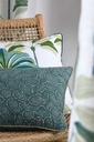 Mahonia Pillow Emerald 16x24in