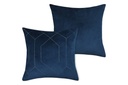 Garmo Velvet Pillow Blue 16in