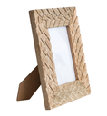 Carved Mango Wood 4x6 Frame 