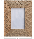 Carved Mango Wood 4x6 Frame 