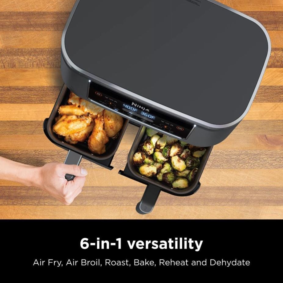 Ninja® Foodi®Air Fryer 2 Bins in 1