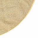 Glittered Christmas Tree Skirt Gold 36in