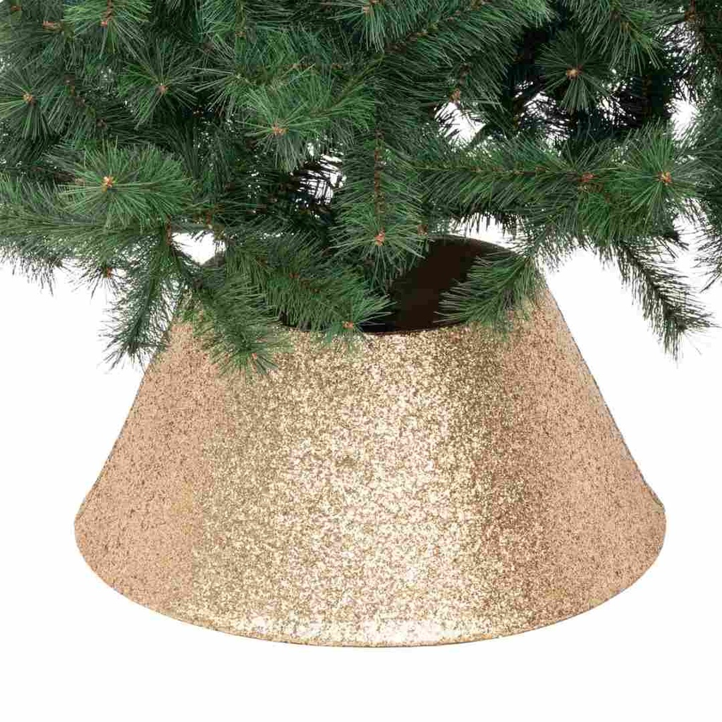Gold Glittered Tree Collar 22in