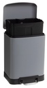 Ariane Soft Close Step Can Grey 5L