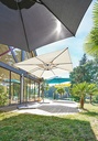 Manoa Outdoor Umbrella Slate 10x10 (PART)