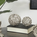 Decorative Metal Orb Gold 5in