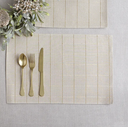 Soft Check Placemat Natural
