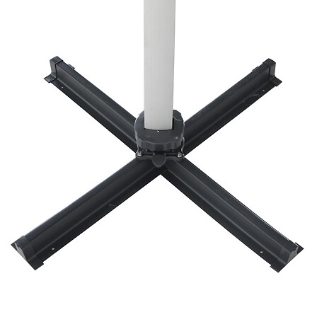 Equador Slate Grey Outdoor LED Umbrella 10x10ft (PART)