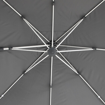 Equador Slate Grey Outdoor LED Umbrella 10x10ft (PART)