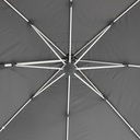Equador Slate Grey Outdoor LED Umbrella 10x10ft (PART)