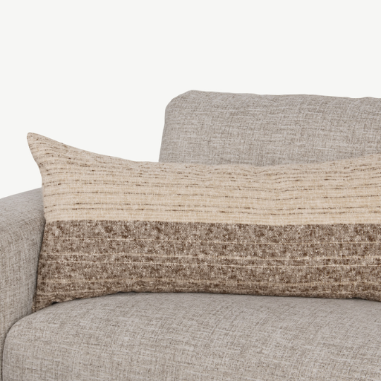 Beryl Bolster Cocoa Brown 16x36in