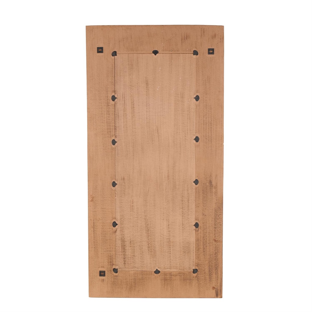 Dimensional Wood Mosaic Floor Mirror 36in x 72in