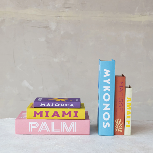 Destinations Book Storage Boxes Assorted 3pc