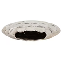 Oval Vase Silver 17in