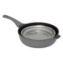 Cast Aluminium Deep Pan Grey 11in