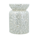 Vine Capiz Shell Accent Stool 14inx20in