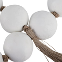 Ecomix Bead Garland White 3x44in