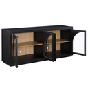 Magnolia Cathedral Doored Server Black