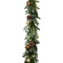 Garland with Pine Cones and Baubles 71in