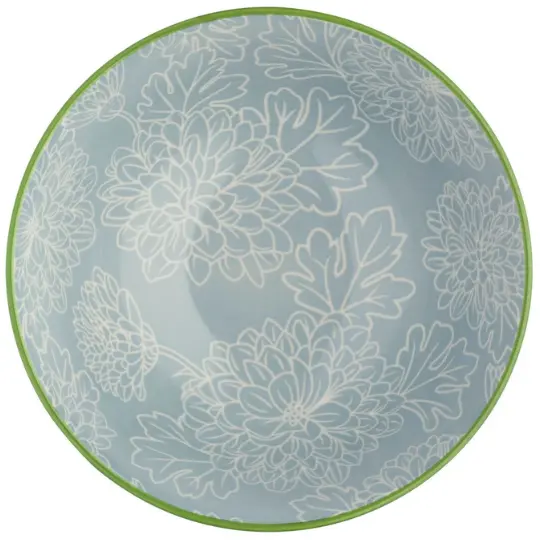 Glazed Stoneware Bowl Grey Floral 6in (1).webp