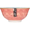 Glazed Stoneware Bowl Grey Floral 6in.webp