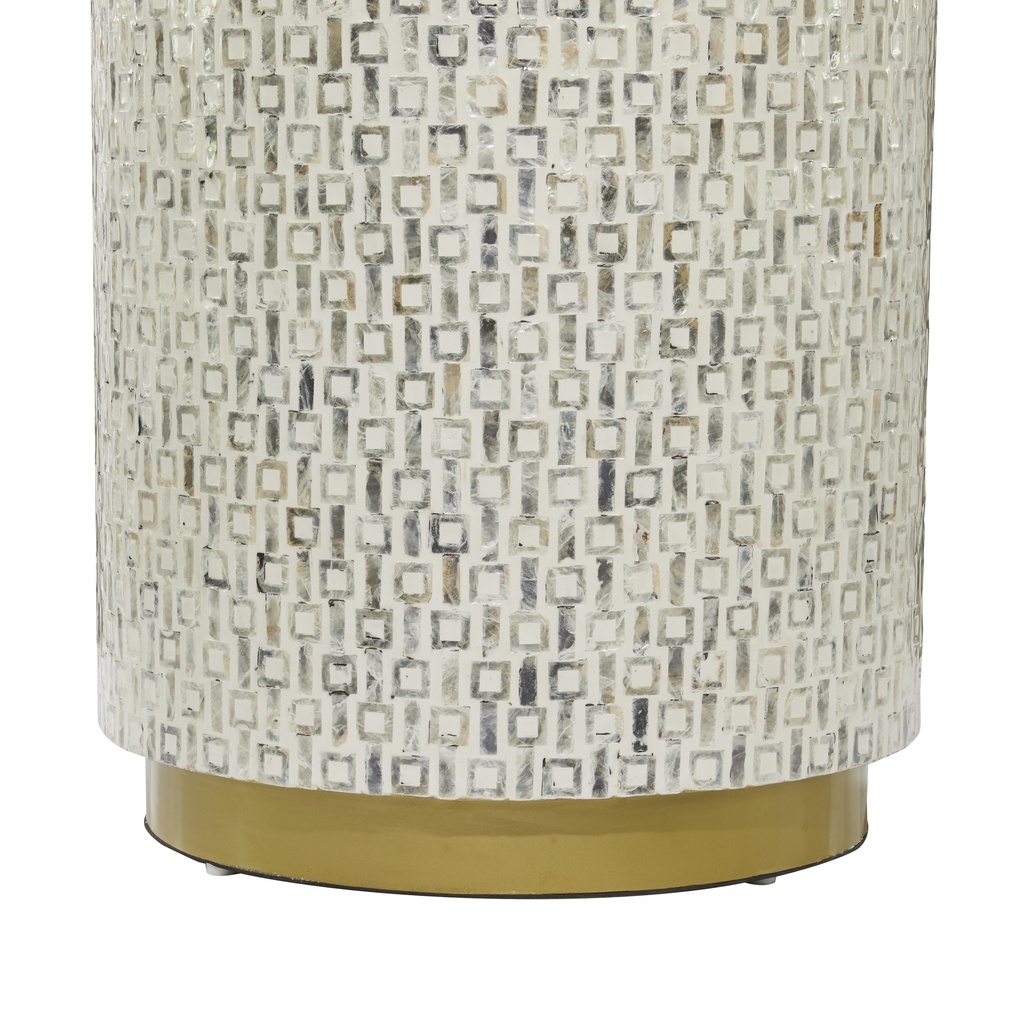 Mother of Pearl Stool 22in