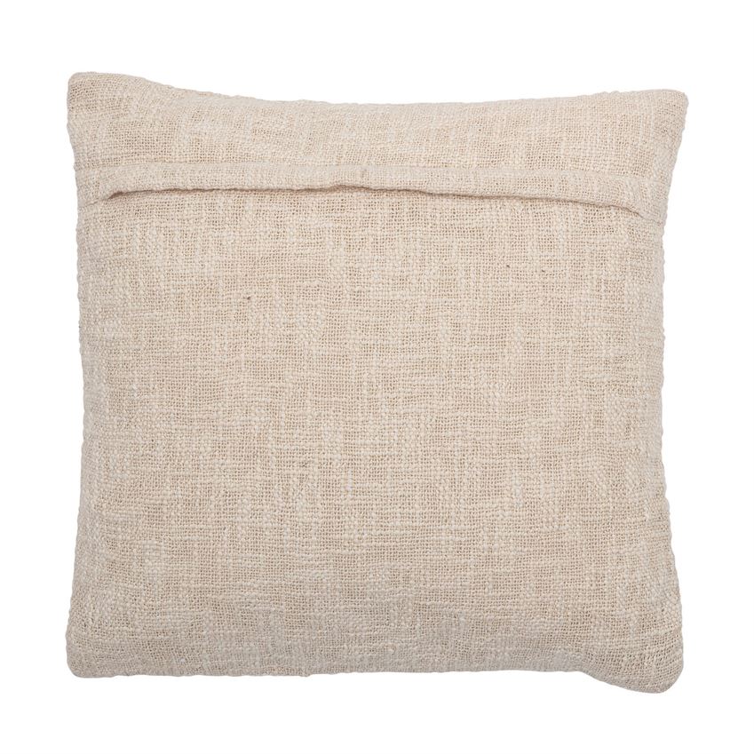 Abstract Embroidered Pillow 18in
