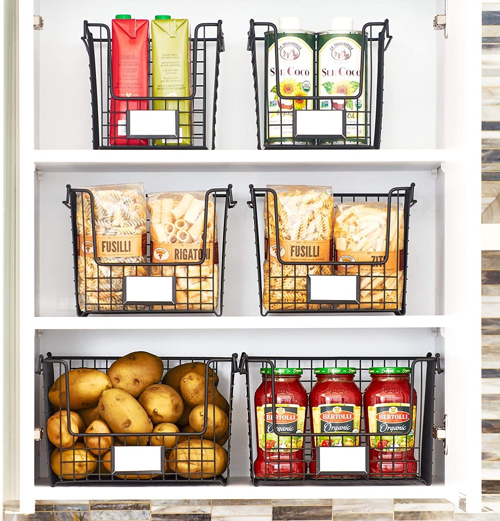 Classico Stackable Pantry Basket 12 Inch