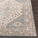 Ankara Aqua Medallion Rug 8x10