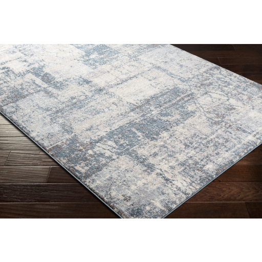 Ankara Teal Patchwork Rug 8x10