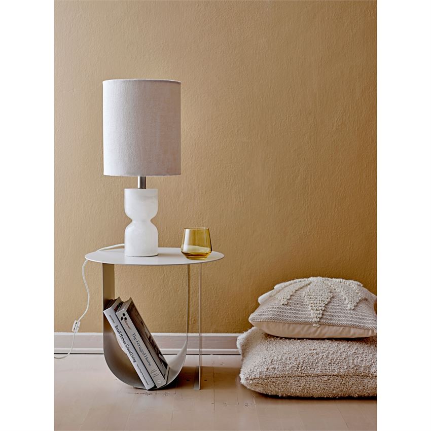 Alabaster Table Lamp 13in
