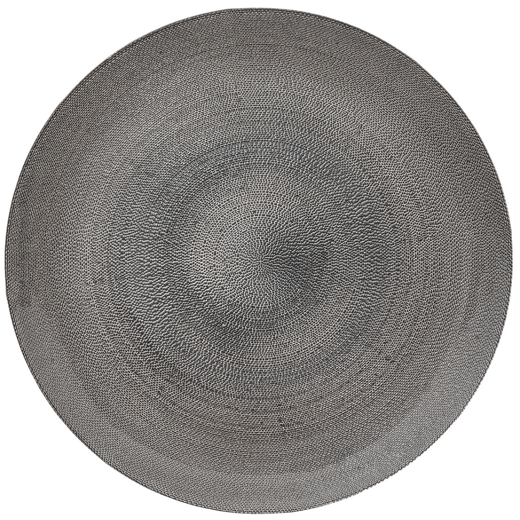 Aurore Presentation Plate Gray 33cm