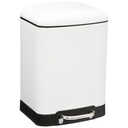 Ariane Soft Close Step Can White 6L