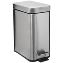 Rectangle Soft Close Step Can Stainless Steel 5L