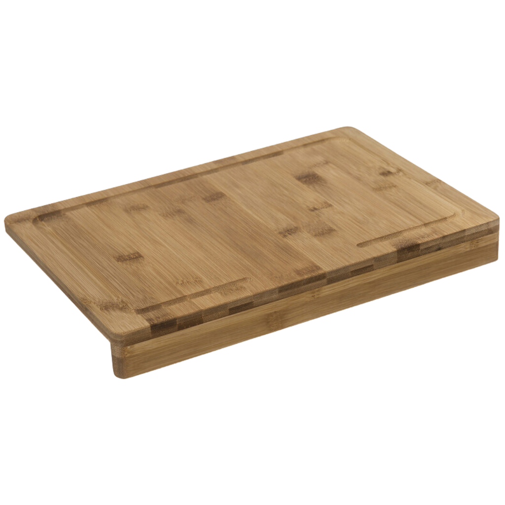 Bamboo Cutting Board with Edge 13x9in