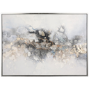 Abstract Watercolor Framed Canvas 65x47in