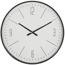 Black & White Clock 20in 