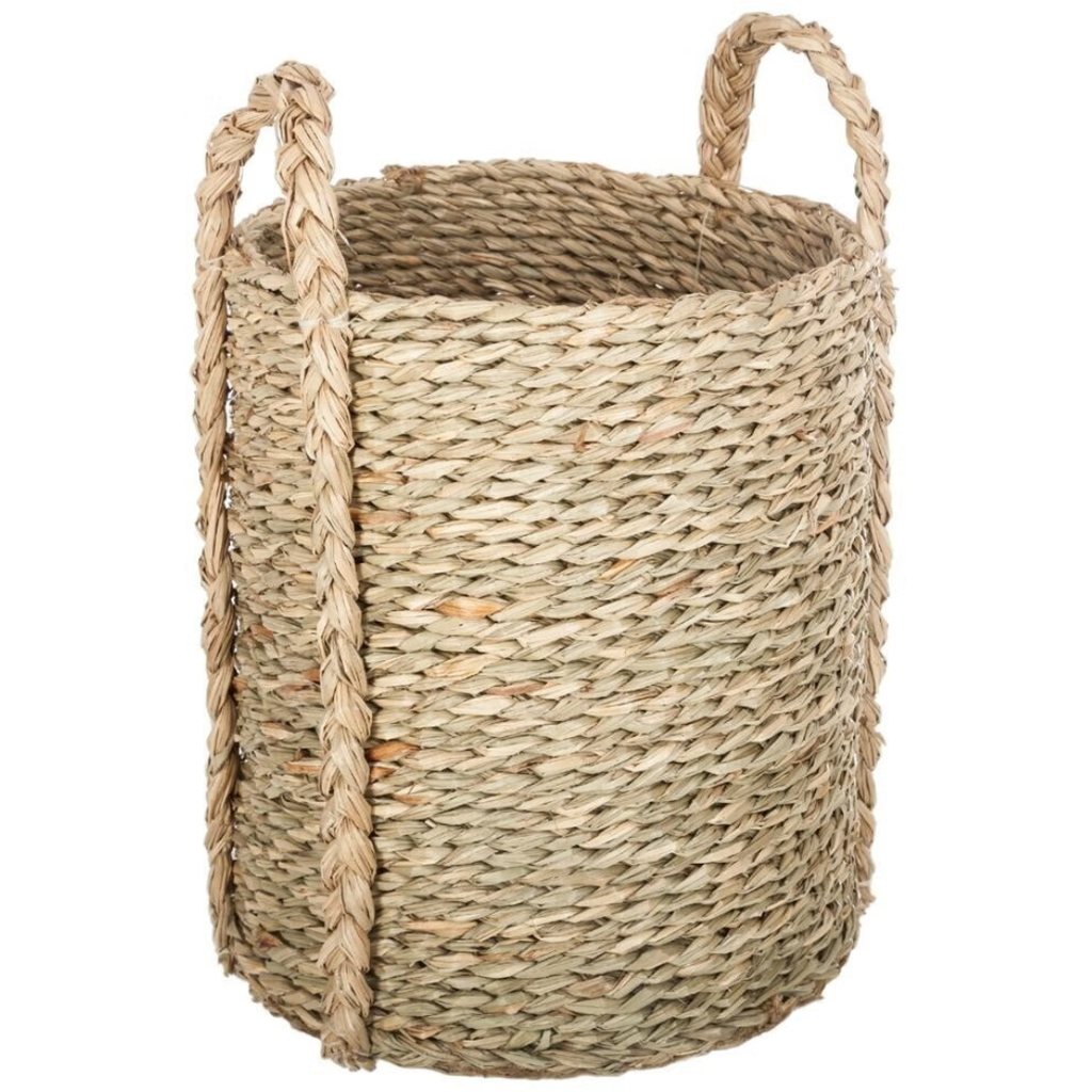 Killian Natural Round Basket 9.4in