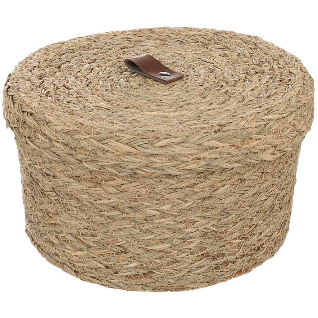 Arianna Natural Woven Box Small
