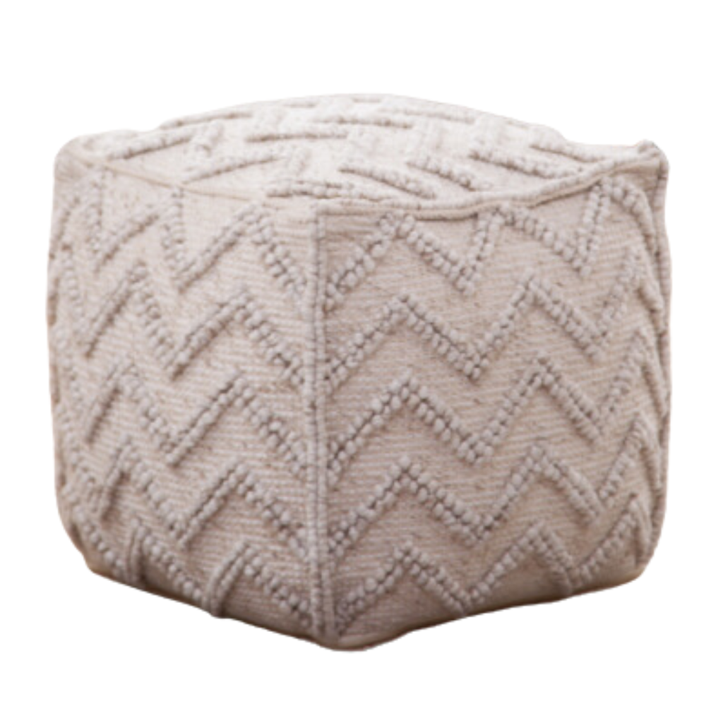 Kenzari Handwoven Pouf