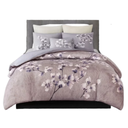 Sakura Blossom 3 Piece Cotton Sateen Printed Queen Comforter Set